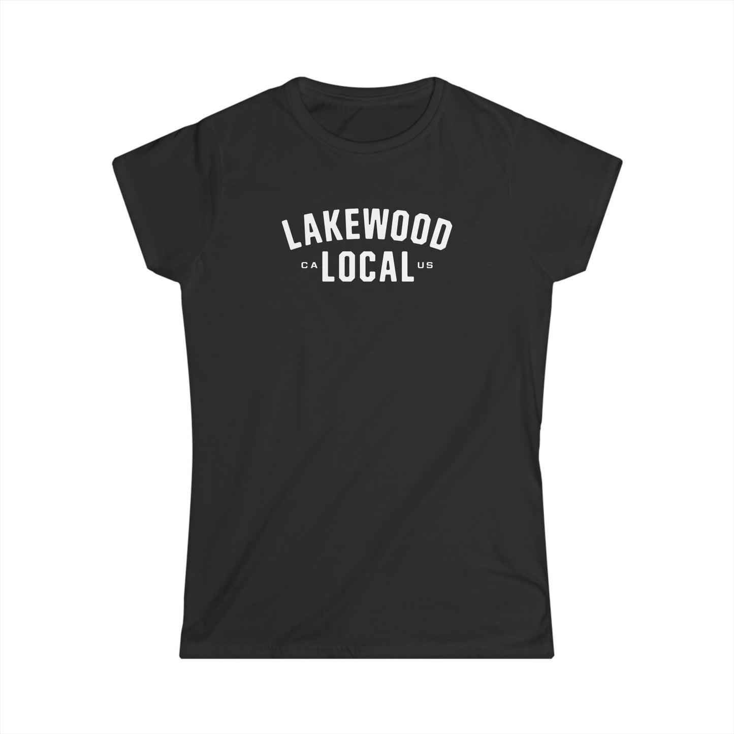Lakewood Local - White Logo - Tee - Womens