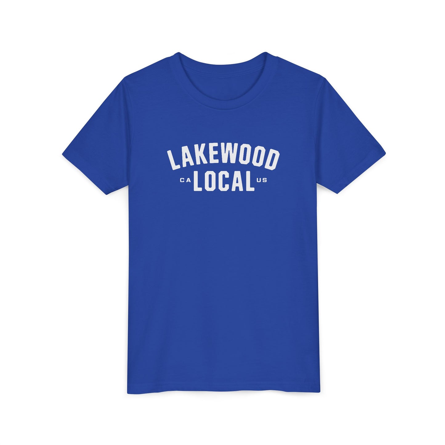 Lakewood Local - White Logo - Tee - Youth - Slim Fit