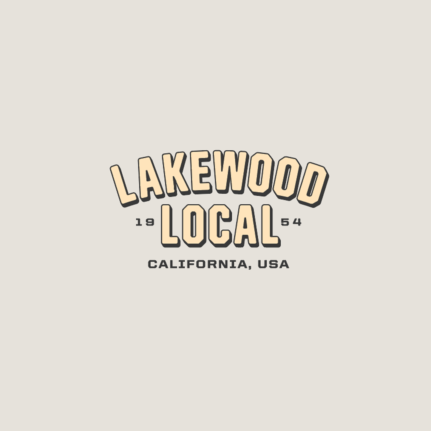 Lakewood Local - Unisex - Zip Hoodie - Vintage White