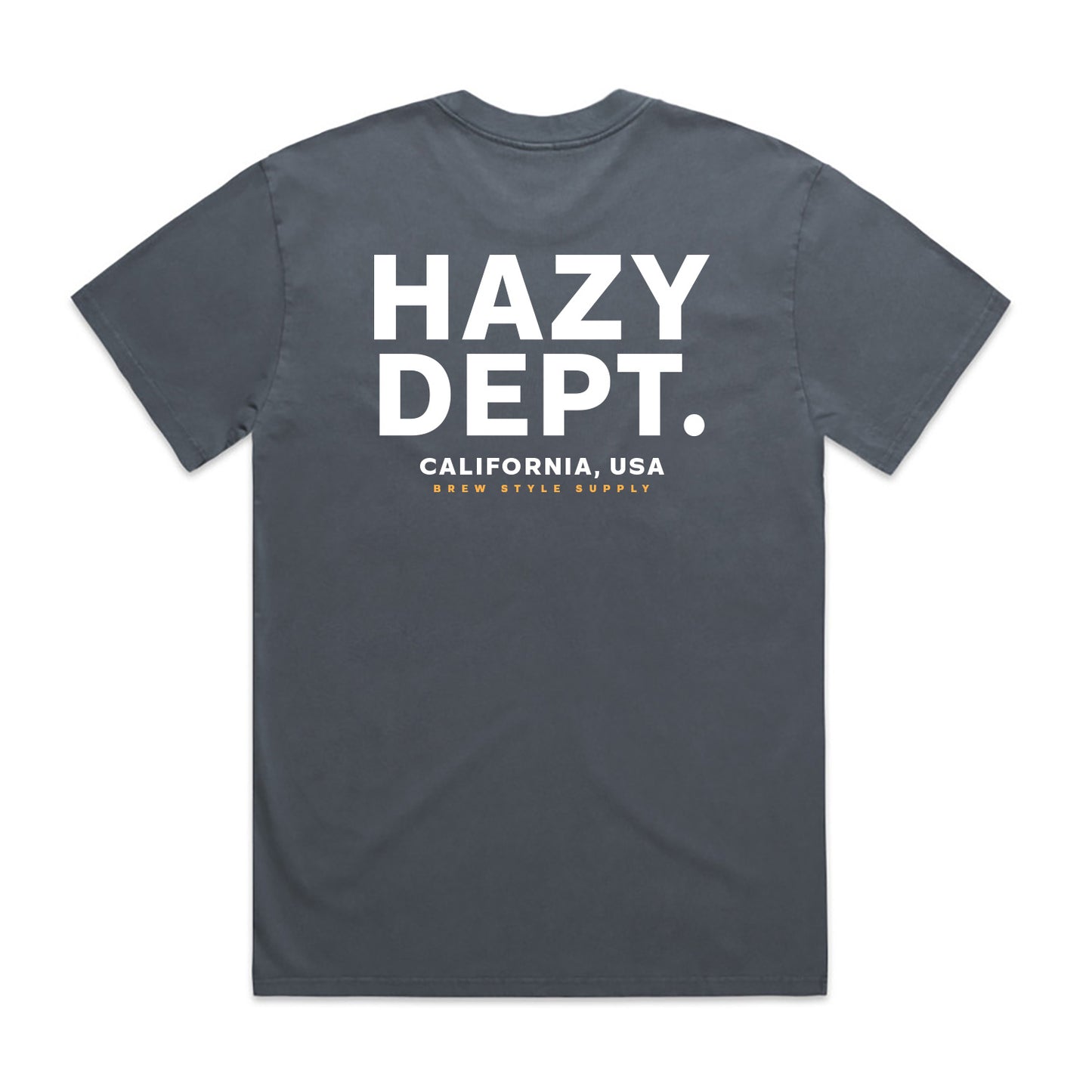 Hazy Dept - Faded Blue - Heavy Tee