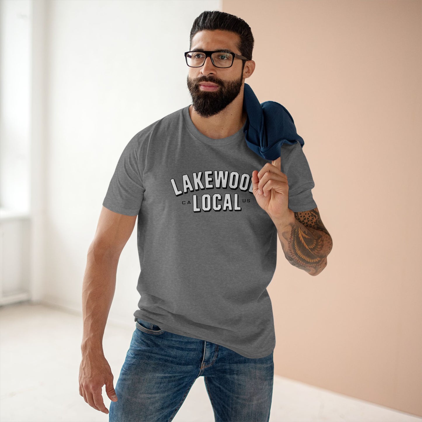 Lakewood Local - 2 Tone Logo - Tee - Mens