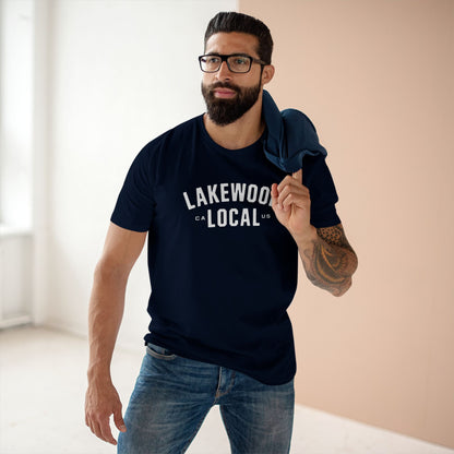 Lakewood Local - White Logo - Tee - Mens