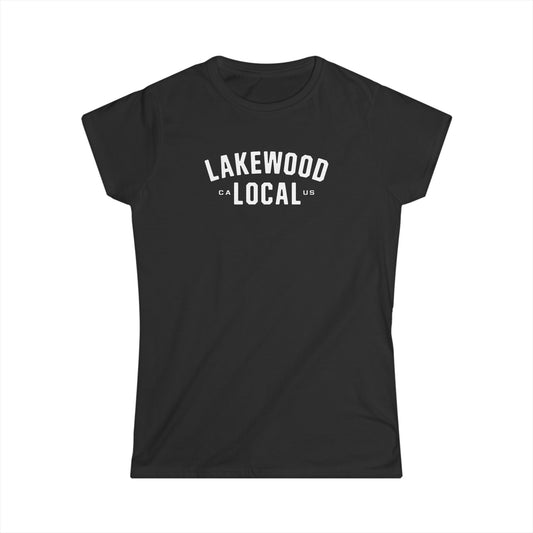 Lakewood Local - White Logo - Tee - Womens