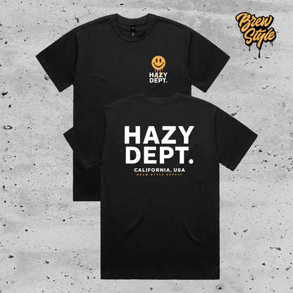 Hazy Dept - Black - Extra Heavy Tee