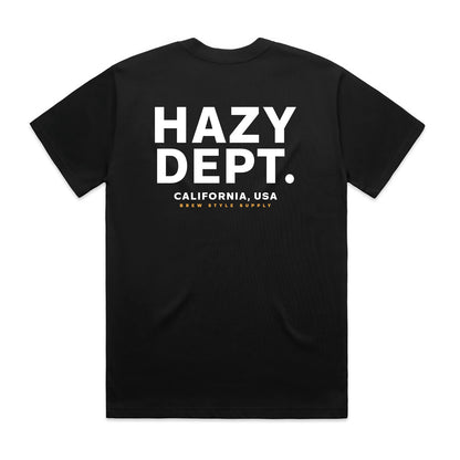 Hazy Dept - Black - Extra Heavy Tee