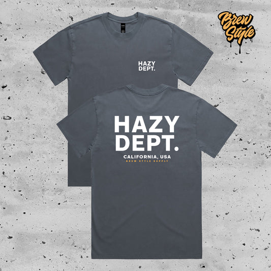 Hazy Dept - Faded Blue -  Heavy Tee
