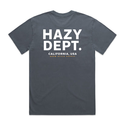 Hazy Dept - Faded Blue -  Heavy Tee