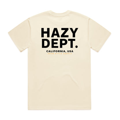 Hazy Dept - Cream - Extra Heavy Tee