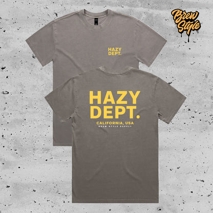 Hazy Dept - Faded Gray -  Heavy Tee