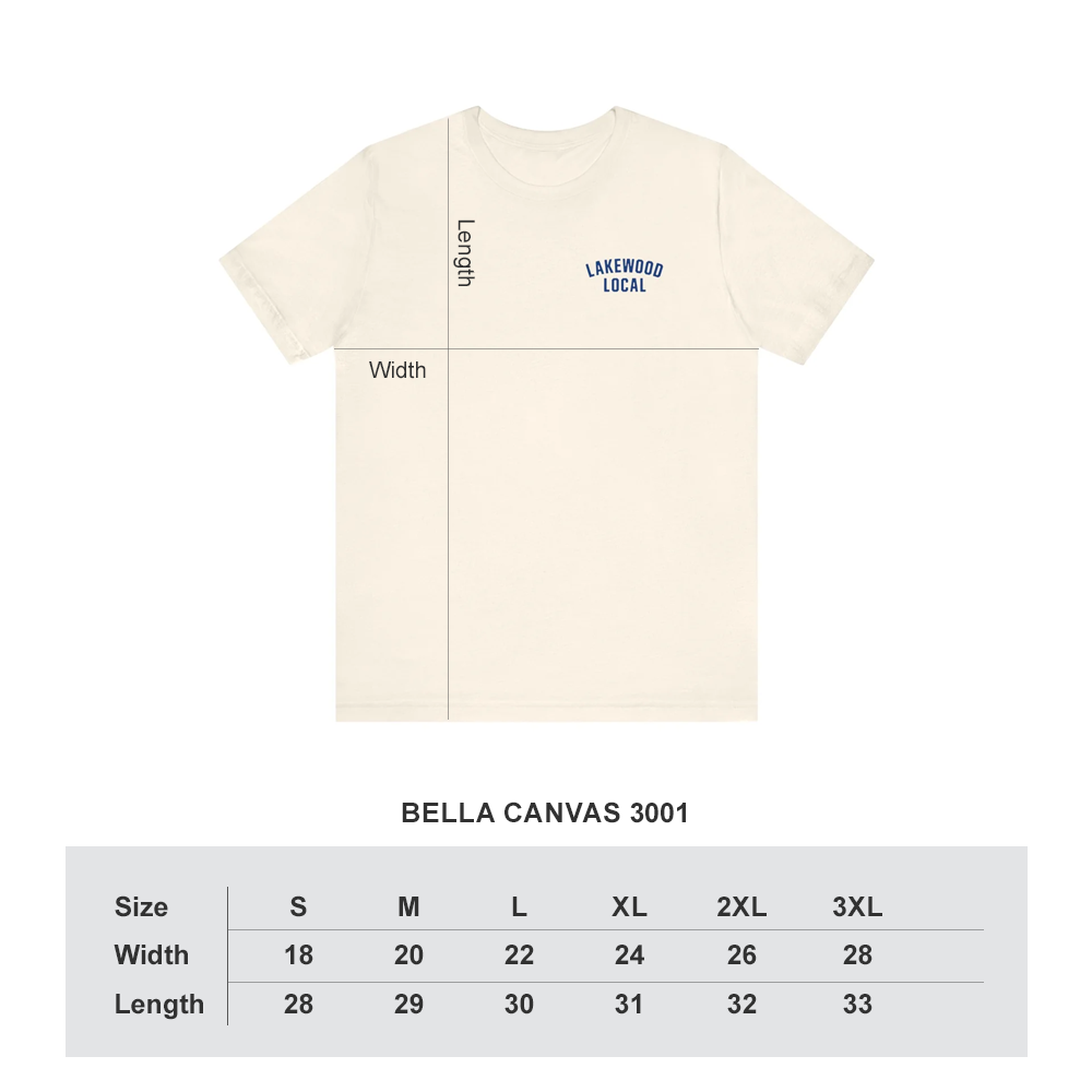 Lakewood Local - Unisex - Light weight tee
