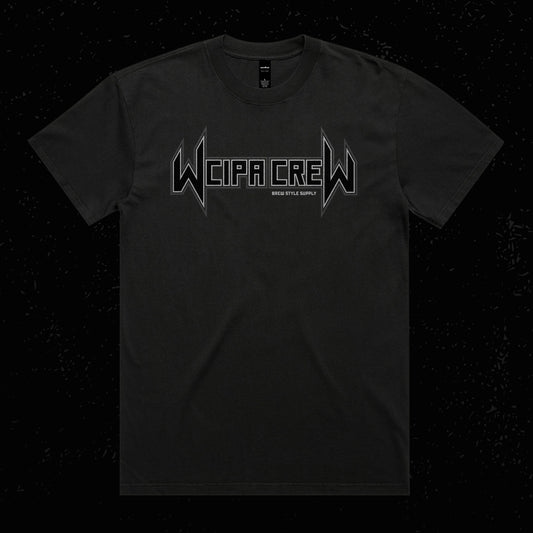 WCIPA Crew - Faded Black -  Heavy Tee