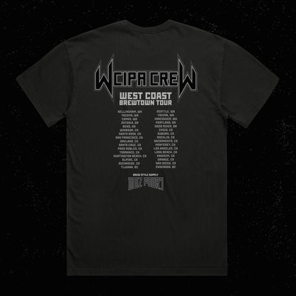 WCIPA Crew - Faded Black -  Heavy Tee