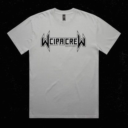 WCIPA Crew - Faded Black -  Light Grey Tee